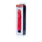 Juicy Jelly многоскоростной реалистичный вибратор – 22 см – красный — Фото 6