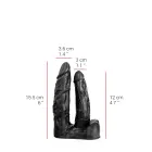 Dildorama 515 Line Double Black dildo – 15 cm (6″) — Foto 3