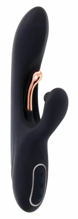 PLAYBOY Pleasure Aureus изогнутый вибратор с двумя моторами – 20 см (7.9″) – розовый