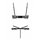 Christine Marinka – mežģīņu krūšturis un stringi – melns – L/XL — Foto 5