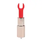 Tiffany Lipstick Vibrator with interchangeable tips – 3 cm (1.2″) – Pink — Photo 4