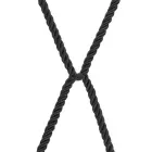 Rebellion Reign Silky Bondage Rope – верёвка для бондажа – полиэстер – чёрный – 10 м — Фото 8