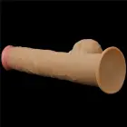 Love Toy Dual-Layered Silicone Handle Dildo – 31.7 cm (12.5″) – Skin — Photo 8