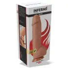 INFERNO realistiškas dildo – 25 cm (9.8″) – kūno spalva — Nuotrauka 3