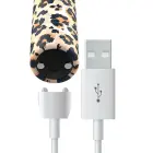 Custom Bullets Leopard Magnetic Mini Vibrator – 6.25 cm (2.5″) – Multicolored — Photo 3