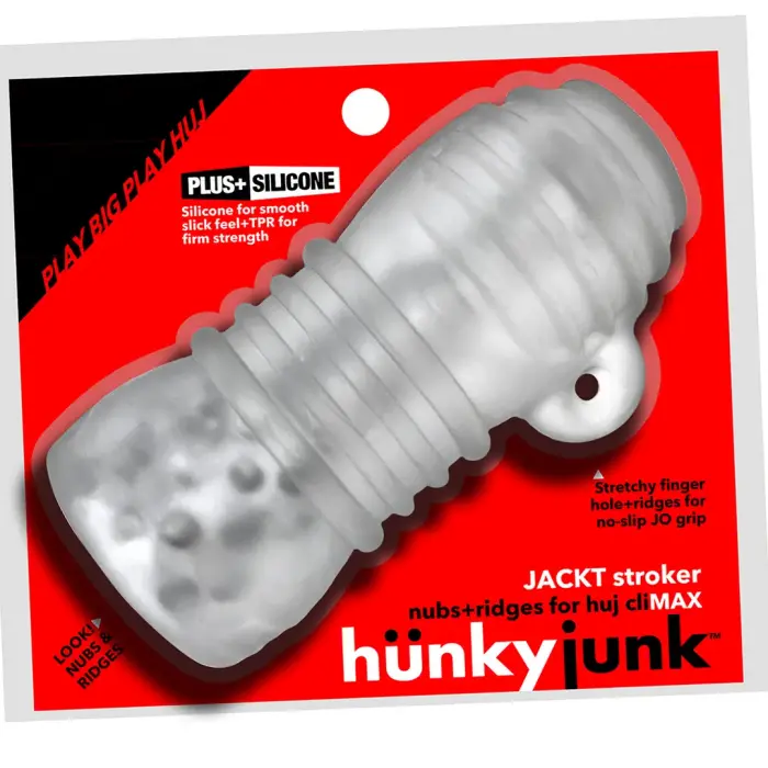 JACKT Nubby Ribbed Stroker – Clear Ice