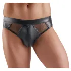 Svenjoyment Wetlook Slip Briefs – Black — Photo 2