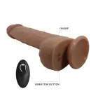 PRETTY LOVE Tommy Realistic Vibrator – 23 cm (8.9″) – Brown — Photo 8