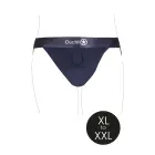Vibrating Strap-on Panty Harness with Open Back – XL/XXL – Black — Photo 8