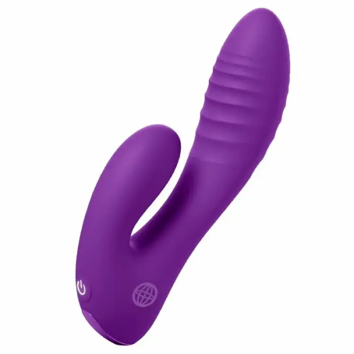 FANTASY FOR HER Secret Lover Double-Spot Vibrator – перезаряжаемый вибратор двойной стимуляции – фиолетовый