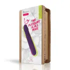 Lancelot – вибратор с толчками и вращающимися бусинами – фиолетовый — Фото 1