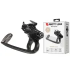 BULL WARRIOR - Vibrating Cock Ring with Sleeve – Black — Photo 1