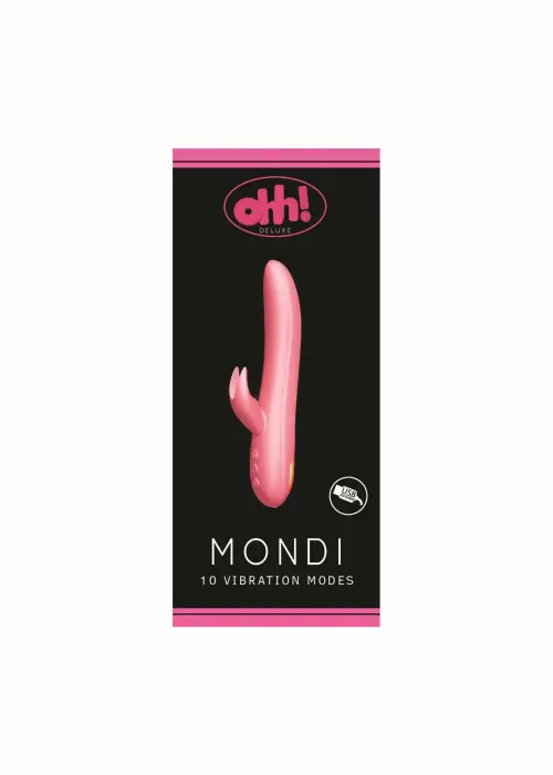 Mondi кролик-вибратор – 21 cm (8″) – розовый