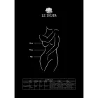 Сетчатые чулки с кружевной лентой – Plus size – чёрные Фото num