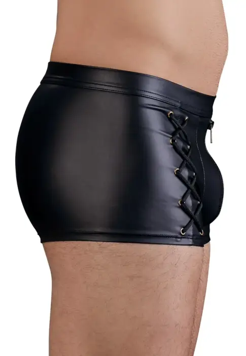 Мужские матовые брюки – чёрные – 2XL Фото num