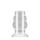 No.49 - Mažas tuščiaviduris tunelinis analinis kištukas – 7.7 cm – Skaidrus – Clear Photo