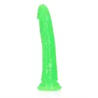Slim reālistisks dildo ar piesūcekni – tumsā spīdošs – 20 cm (8″) — Foto 3