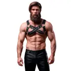 Fetish Submissive Attitude Bulldog Chest Harness – Black – One Size — Photo 1