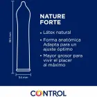 Control Adapta Forte ergonomiški permatomi prezervatyvai – 50+ vnt. — Nuotrauka 2