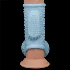 Vibrating Drip Knights Ring with Scrotum Sleeve – vibrating cock ring with drip texture and scrotum sleeve — Photo 5