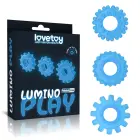 Lumino Play peenis võru – helendab pimedas – sinine — Foto 1