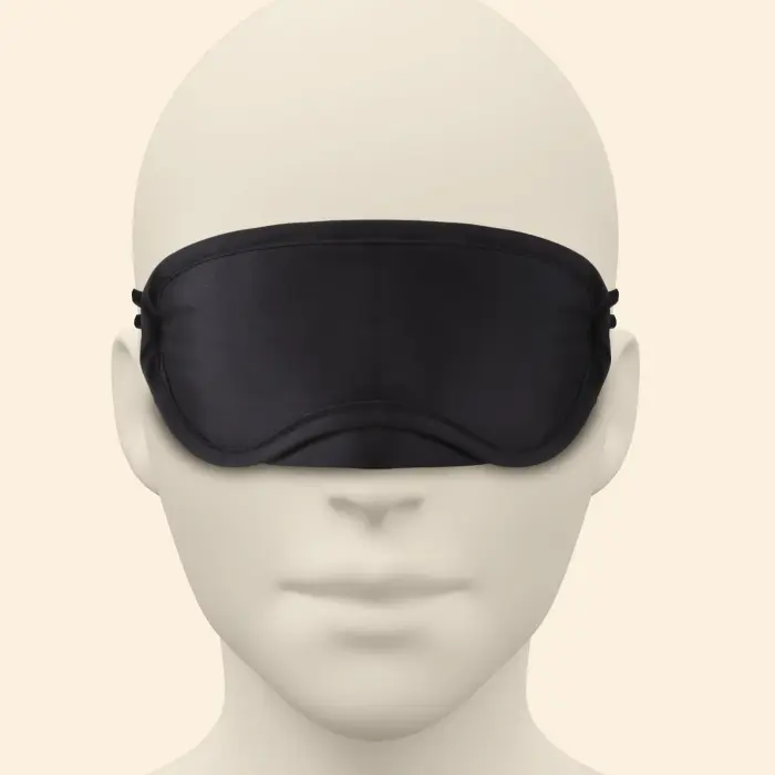 2 SATIN BLINDFOLDS CRUSHIOUS BLACK & RED Foto 3