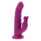 PLAYBOY FLUFFLE Rabbit Vibrator – 19.7 cm (7.75″) – Pink — Photo 2