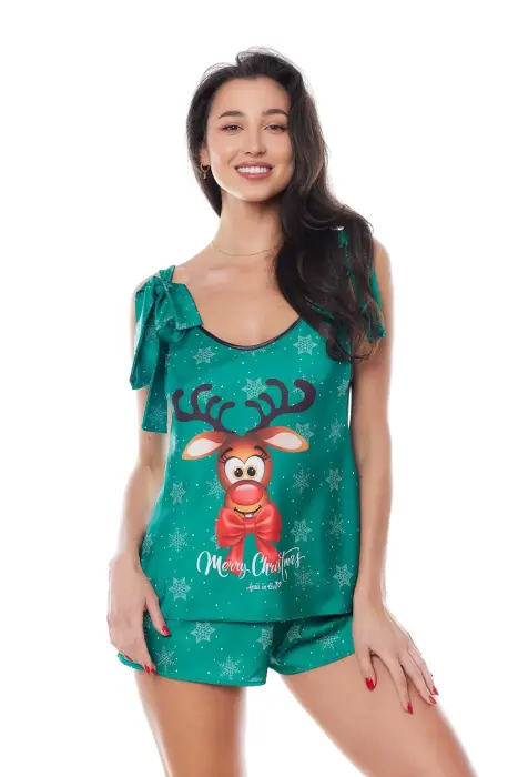 Aster Set Lingerie Set – Green – S/M