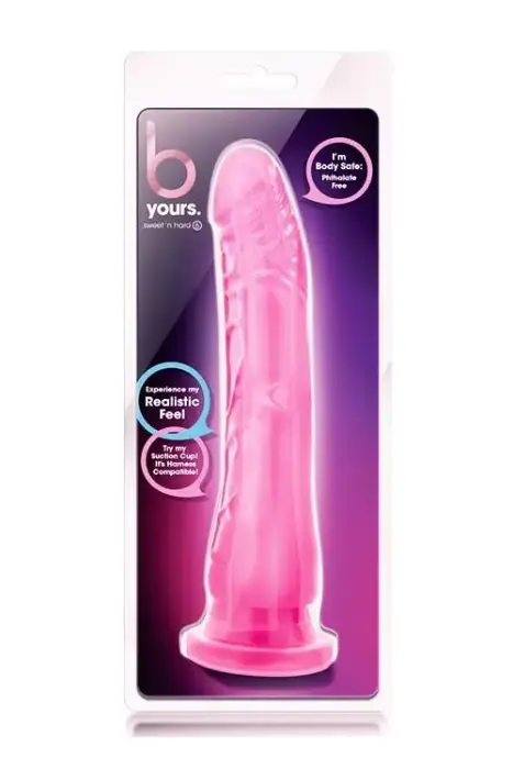 B YOURS Sweet N Hard reālistisks dildo ar piesūcekni – 15 cm (6″) – rozā