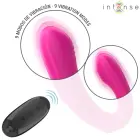 Intense Janet dubultais U veida vibrators – 10.2 cm (4″) – rozā — Foto 4