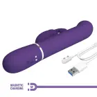 PRETTY LOVE Coale triušio vibratorius – violetinis — Nuotrauka 11
