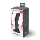 Bouncer silikoninis dildo – 18.2 cm (7.2″) – juodas — Nuotrauka 1