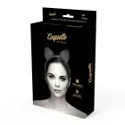 Coquette Chic Desire – ободок с кошачьими ушками из веганской кожи – чёрный — Фото 5