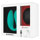 Wearwatch Dual Technology porų vibratorius su WatchMe nuotolinio valdymo laikrodžiu – akvamarinas/anglies juoda — Nuotrauka 6