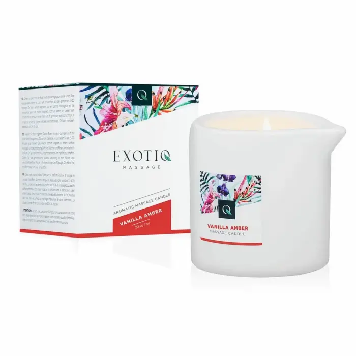 Exotiq Massage Candle Vanilla Amber – 200 g