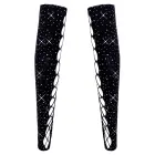 Cottelli ACCESSOIRES Gauntlet Sleeves S-L Black Sparkling Knit — Photo 6
