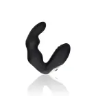 OUCH! Bent Vibrating Prostate Massager with Remote Control – 14 cm – Black — Photo 4