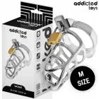 Addicted Toys Silver Lock Metal Chastity System Size M – Secure Design — Photo 1