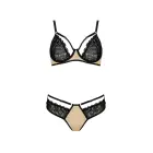 DAISY SET телесный кружевной комплект белья с бретелями – S/M — Фото 3