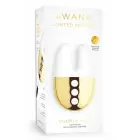 Le Wand Double Vibe – компактный интимный прибор с двойным мотором – белое золото — Фото 1