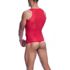 MOB Sexy Mesh bodysuit – red – L/XL — Photo 2