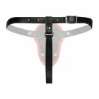 Fetish Collection Double Silicone Intimate Set Adjustable Black Harness — Photo 3