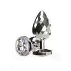 Disco Diamond Anal Plug – S – Silver — Photo 1