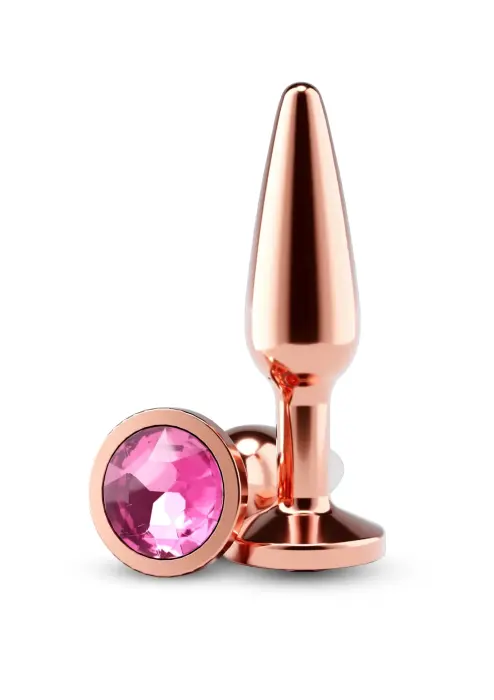 Siaurėjantis analinis kištukas – M – Rose Gold