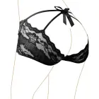Cottelli Collection Floral Lace Panties – Black – M — Photo 5