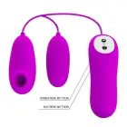 PRETTY LOVE Vibro-Bullets topeltstimulaator – lilla — Foto 7