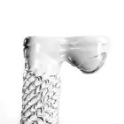 Caurspīdīgs rievots stikla dildo – 17 cm (6.7″) — Foto 4