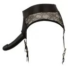 Your Strap-On biksītes un dildo – 17.5 cm (6.9″) – Melns — Foto 11