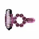 BAILE Silicone Ring 10 Vibration Modes Pink Flexible Intimate System — Photo 6