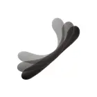 Salokāms Baudas Dildo – 18 cm (7″) – Melns — Foto 3